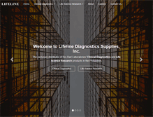 Tablet Screenshot of lifelinediag.com